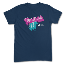Load image into Gallery viewer, NWLC AF Blue Feminist T Shirt