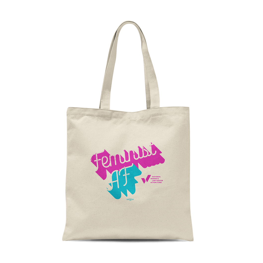 NWLC AF Feminist Cream Tote Bag