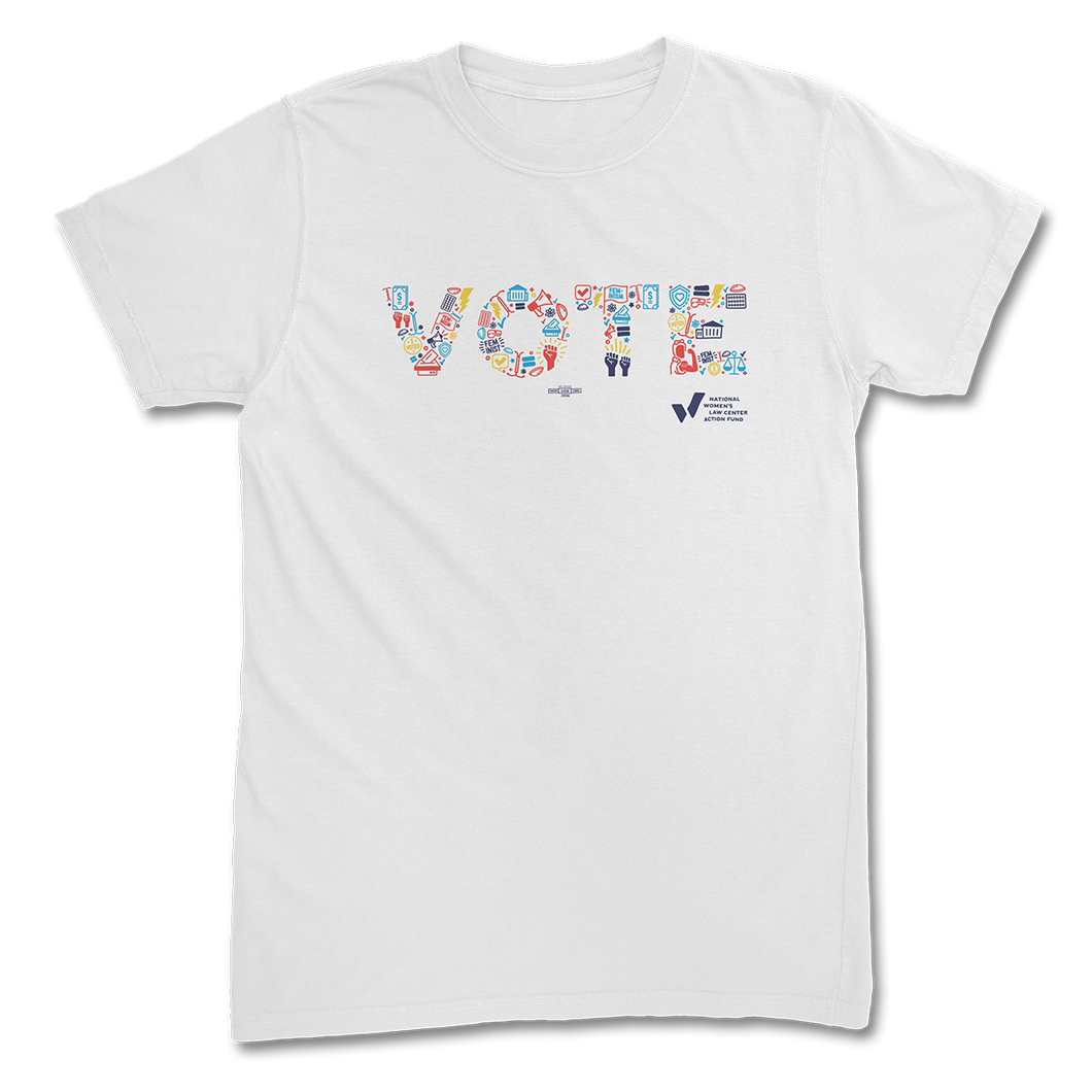 NWLC AF White Vote T Shirt